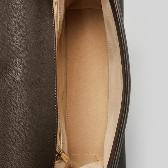 Chanel Khaki Quilted Leather Click Label Large Shoulder Bag - Picture 11 of 12